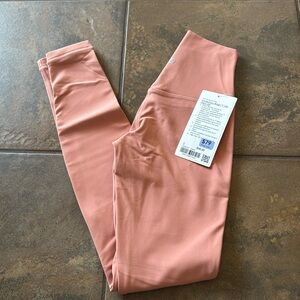 Pink savannah high waisted lululemon align leggings